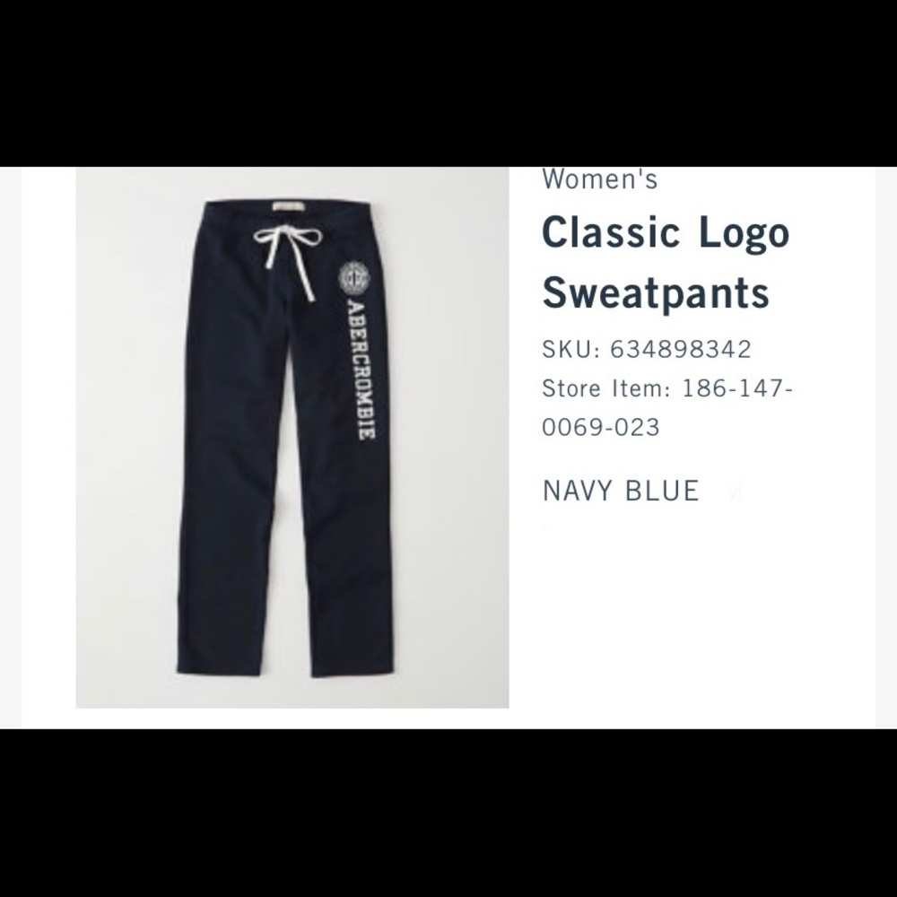 LAST DAY A&F Classic Sweats - Picture 2 of 2